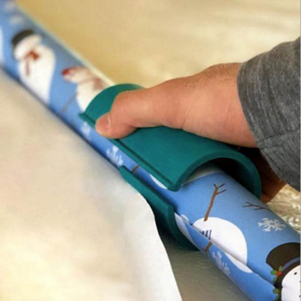 Präsentieren Verpackung Packpapier rollen Cutter Schneiden Werkzeug Sicher 13x 5,5 cm