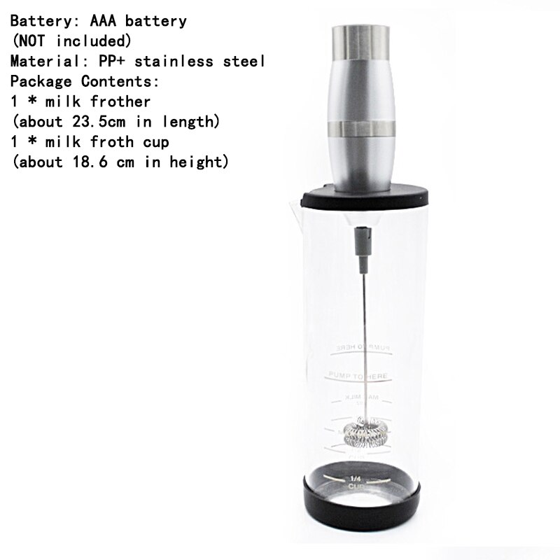 Montalatte cappuccino elettrico montalatte automatico miscelatore latte Hibrew cappuccino e caffè latte frullino latte elettrico tazza montalatte: bianca