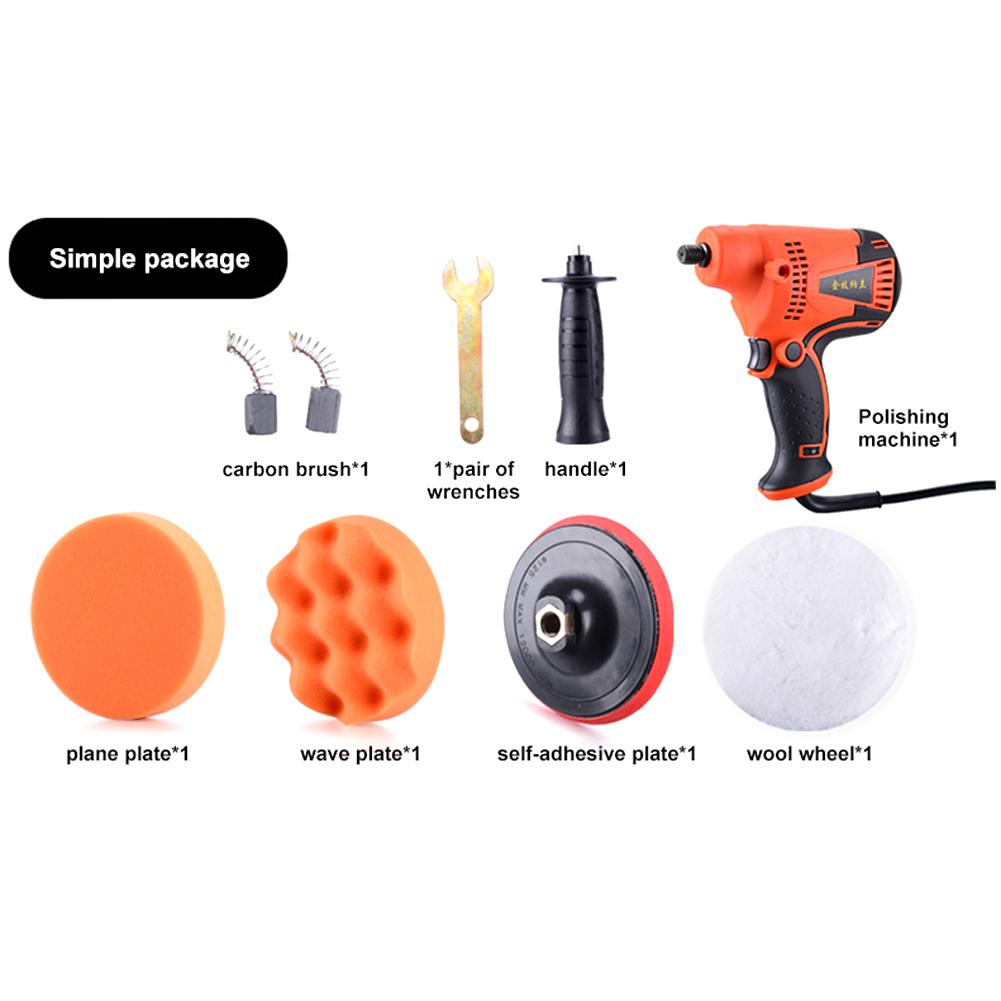 Car Sander Machine Mini Automatic Car Polishing Machine Waxing Machine Beauty Tool Car 220V Household Sealing Machine: Green