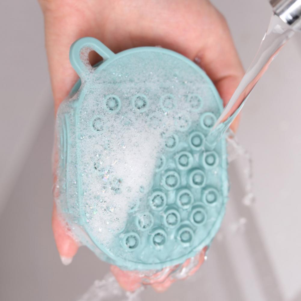 PVC Antibakterielle Schlecht Pinsel Körper Peeling Peeling Reinigung Pinsel Tiefe Reinigung Schlecht Pinsel Silizium Schlecht Körper Pinsel