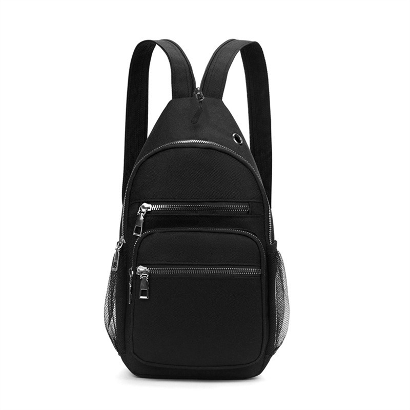 Women Mini Backpack Small Chest Bag Sling Messenger Bags Female Sports Bag Travel Waist Crossbody Bag Girl Back Pack: Ivory