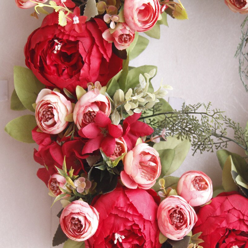 European simulation wreath door decoration Simulation of the wreath DIY