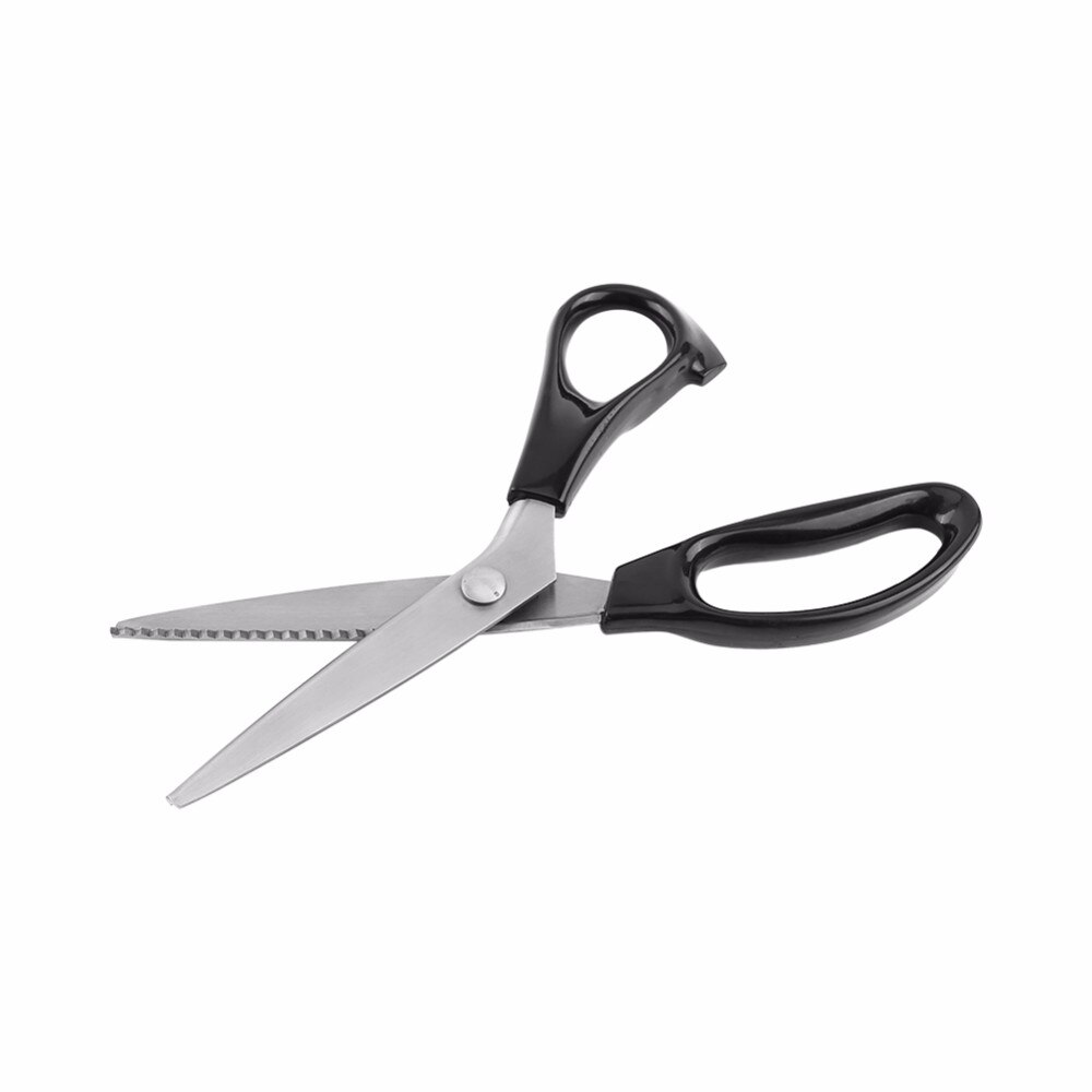 1pc klædeskær pinking saks 3-7 mm zig zag saks syning til læder tekstilstof skræddersy værktøjer diy håndværk