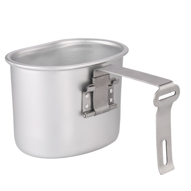 Tiartisan Outdoor Camping Aluminium Kantine Cup 700Ml Amy Kantines Cook Cup Met Inklapbare Handgreep Voor Bbq Reizen