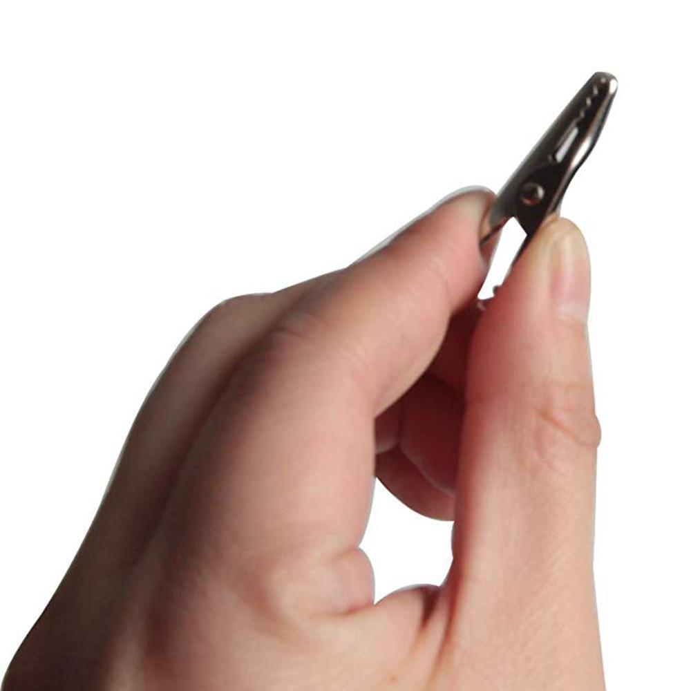 Alligator Clip Large/Medium/Small PVC Plastic Sleeve~Battery Sales Clip~Stainless Steel Factory Direct Test Clip F0B4