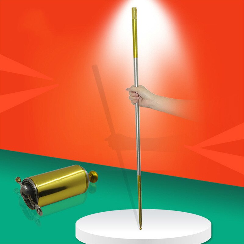 110 CM/150 cm Metal Verschijnen Cane Kan Kiezen Kleur Magic Sticks Voor Professionele Goochelaar Stage Street Magie Illusie accessoires