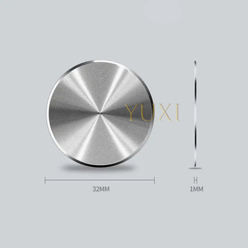 Dünne Metall Platte Disk Für Magnetische Auto Telefon Halfter Eisen Blatt Aufkleber Disk Für Magnet Tablette Schreibtisch Telefon Auto Ständer Halterung Runde