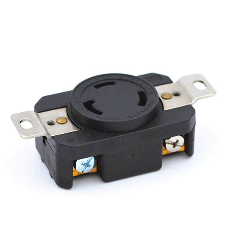 High Power American 3p NEMA L5-30P L5-30R us assembled industrial power converter plug Japan inline wire connector Receptacle: Female