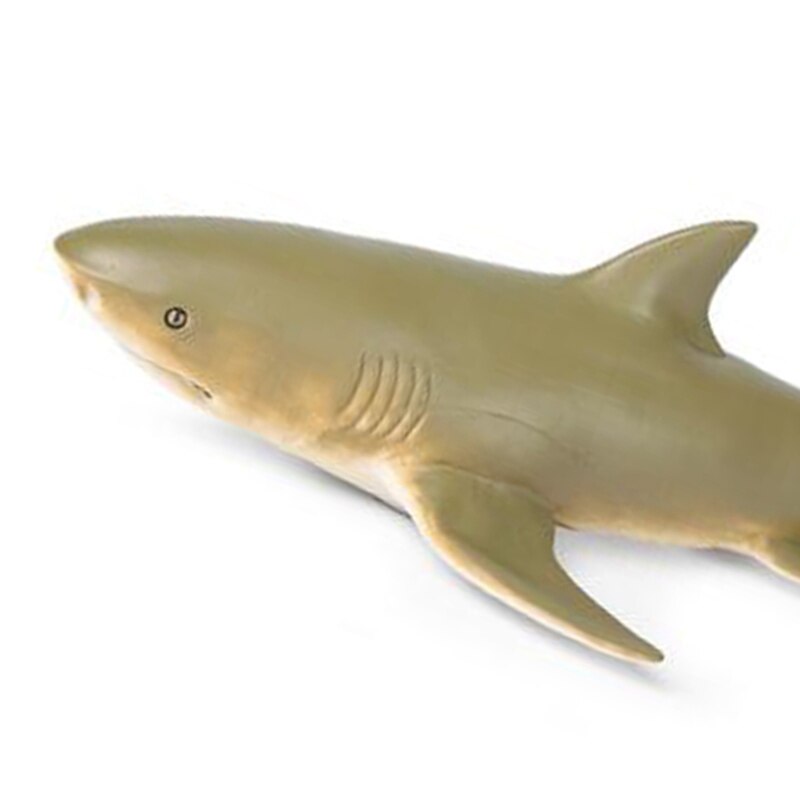 2Pcs Simulatie Marine Animal Model Zachte Citroen Shark Ornamenten