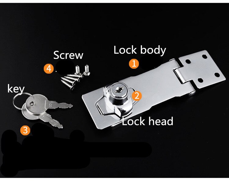 High Antique Metal Lock Door Lock Drawer Cabinet Jewelry Archaize Lock Wardrobe Cupboard Lock + Key Hardware Tool Set