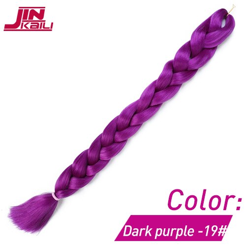 165g Synthetic Braiding Hair Single Ombre Color Glowing For Hair Synthetic Hair Extension Twist Jumbo: P12/613