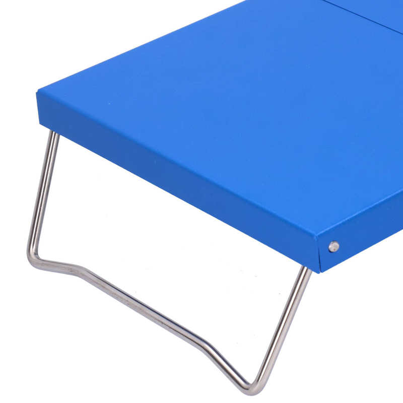 Folding Stove Table Windproof Stainless Steel Stove Stand Outdoor Stove Desk For Camping/Hiking/Travel/Picnics Small Patio Table