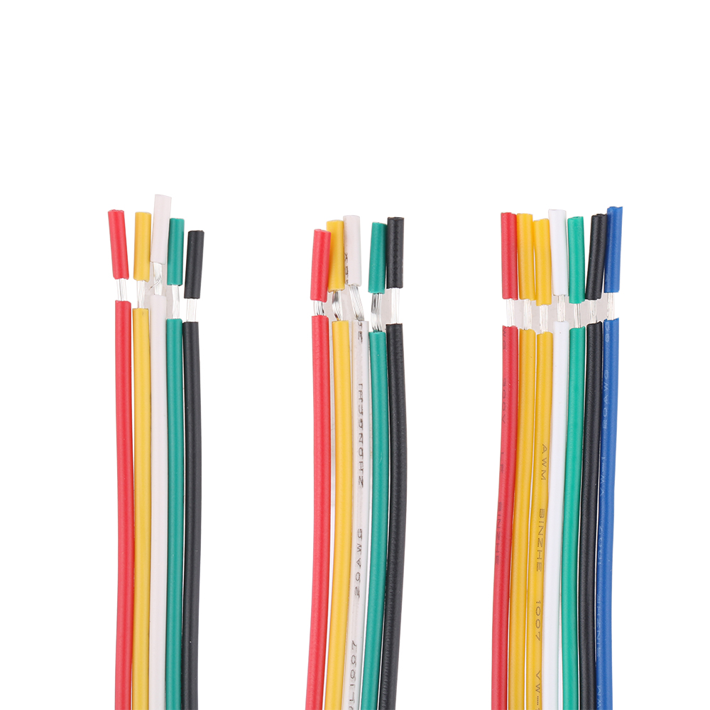 1 Uds. Para enchufe de cable de 16mm, 19mm y 22mm para interruptor de botón de metal, cableado de 2-6 cables, cable de botón de luz de lámpara estable de 14cm