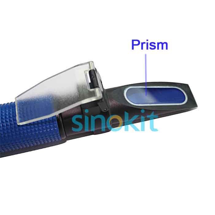 goedkope plastic materiaal bier en brix refractometer P-RSG-100ATC blauw van