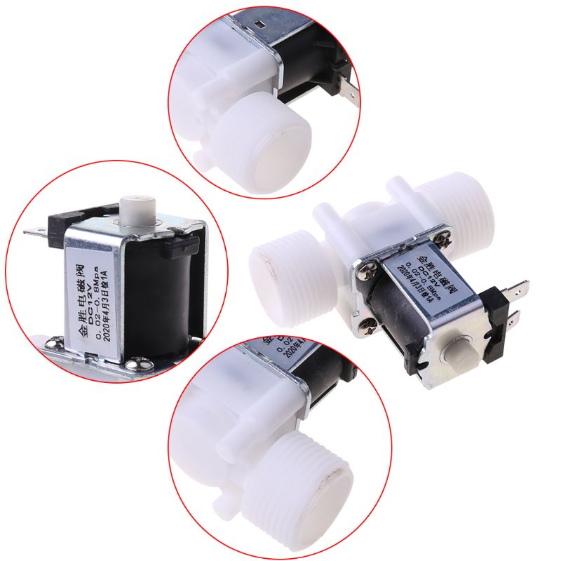 Électrovanne électrique normalement ouverte 12V DC 3/4 &quot;N/O dispositif de dérivation de contrôle de l&#39;eau pour les fluides à faible viscosité