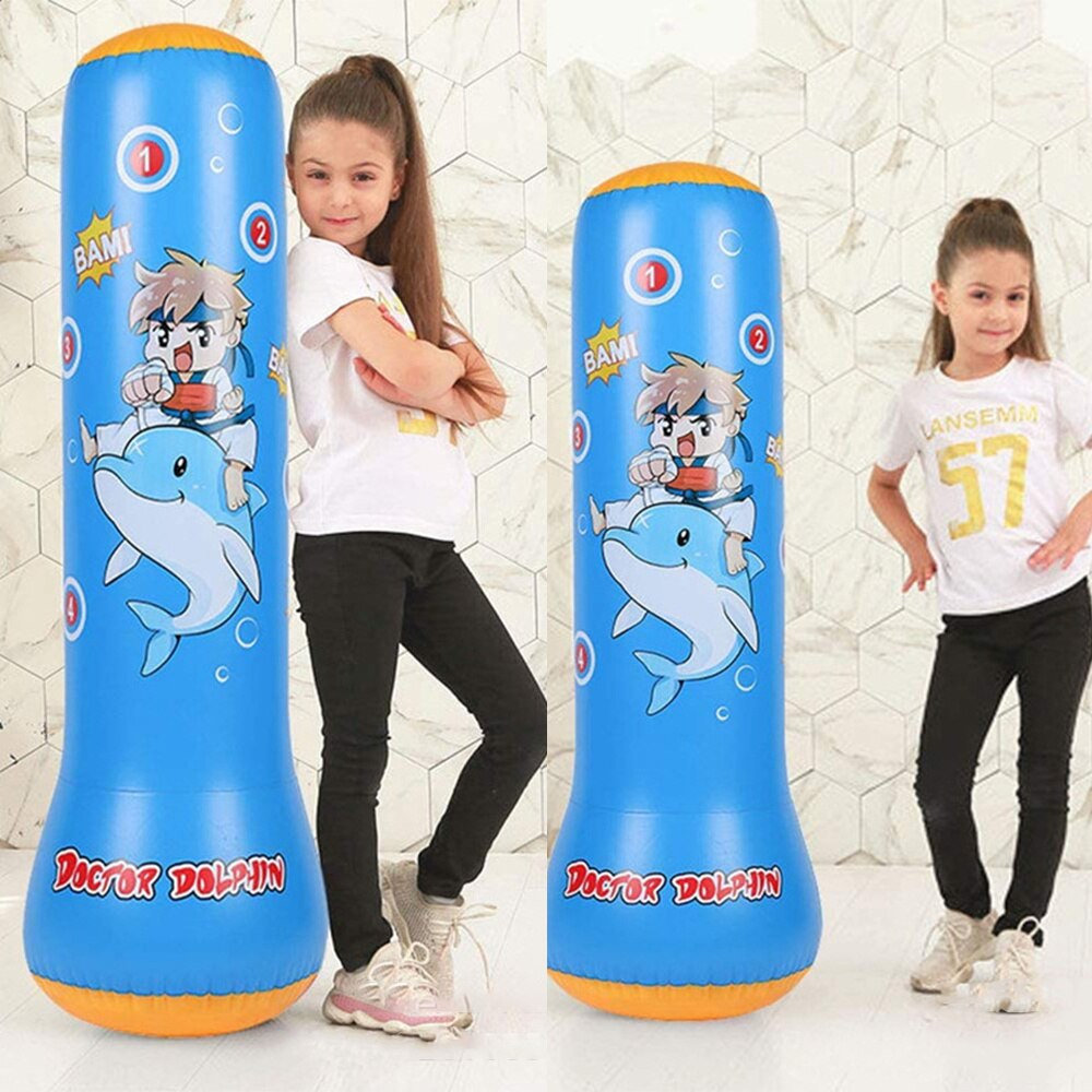 1pc duurzame, lichtgewicht, opblaasbare, herbruikbare fitnessbekers voor kinderen, opblaasbaar boksen