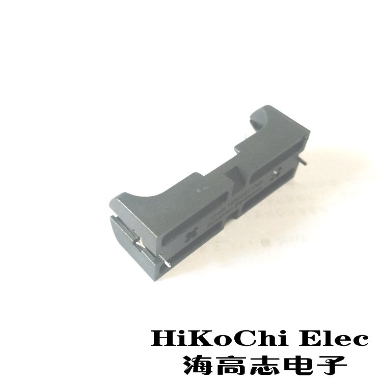 battery holder 1 slot 18500 18505 Battery box 1cell dip type 3.7v Nylon fire resistance to high temperature of 260 degrees