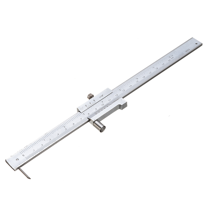 200mm Stainless Steel Vernier Caliper Scale Parallel Marking Gauge Vernier Caliper With Protective Bag 0.1mm Accuracy