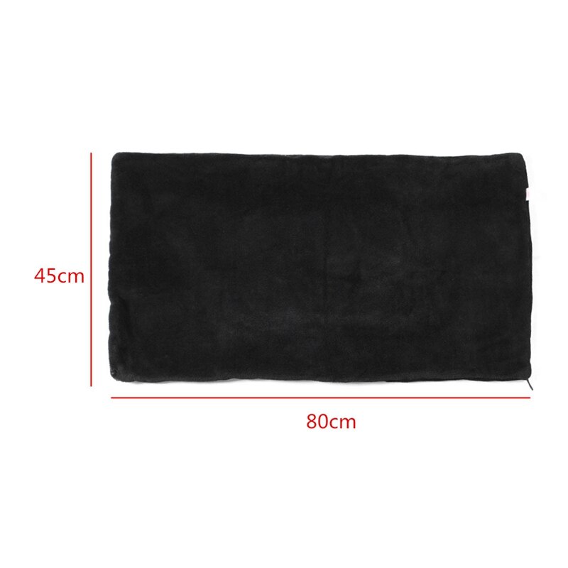 45 x 80cm plysch manta bil hem elektrisk värmedyna axelnack filt mobil uppvärmning värmande sjal usb mjuk vinter varm matta