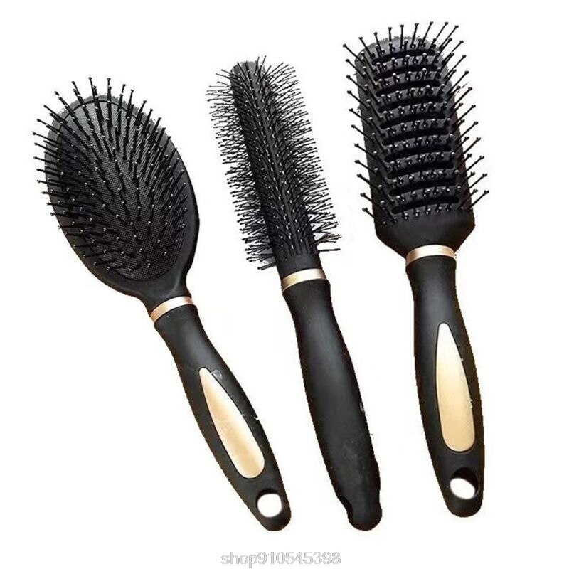 3 arten Haar Kamm Runde Rechteck Pinsel Anti Statische Entwirren Luft Kissen Borsten Spa Friseur Styling Werkzeug N27 20