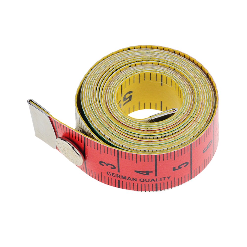 1 Roll 1.5 Meter Knop Meetlint Tool Meten Kleding Taille Buste Meting Tailor's Naaien Gereedschap