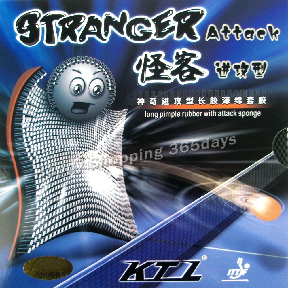 KTL Stranger Attack long pips out table tennis rubber with sponge ping pong rubber