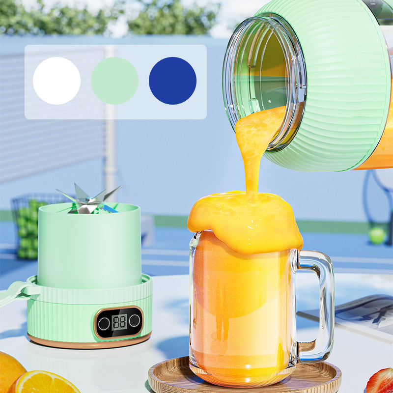 Multifunktionell bärbar juicepresskopp med digital display usb fruktmixers juicepressar elektrisk juicepress blender fruktjuicekopp