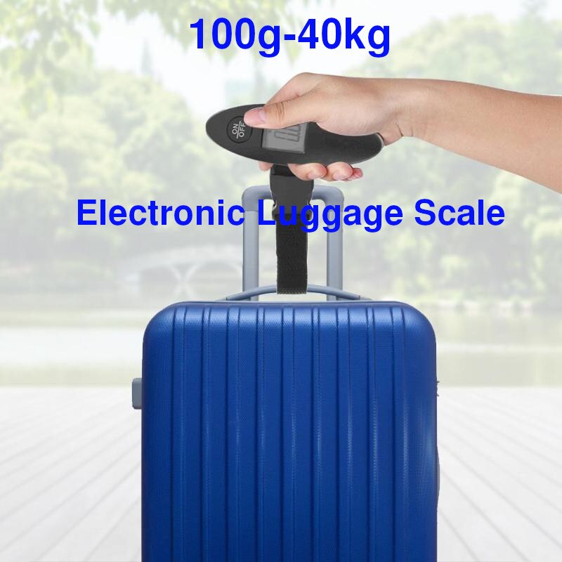 100g-40kg Digitale Elektronische Bagage Schaal Lcd-scherm Reizen Handheld Gewicht Bagage Schaal Gewicht Balance Pocket Weegschalen 88Lb