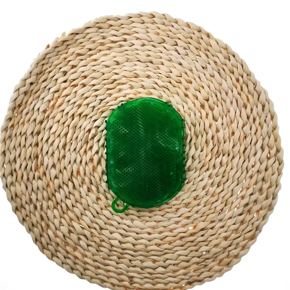 Gants de Massage en Silicone doux pour peler le corps, brosse de bain, gants exfoliants, brosse pour le bain, nouveauté: Green