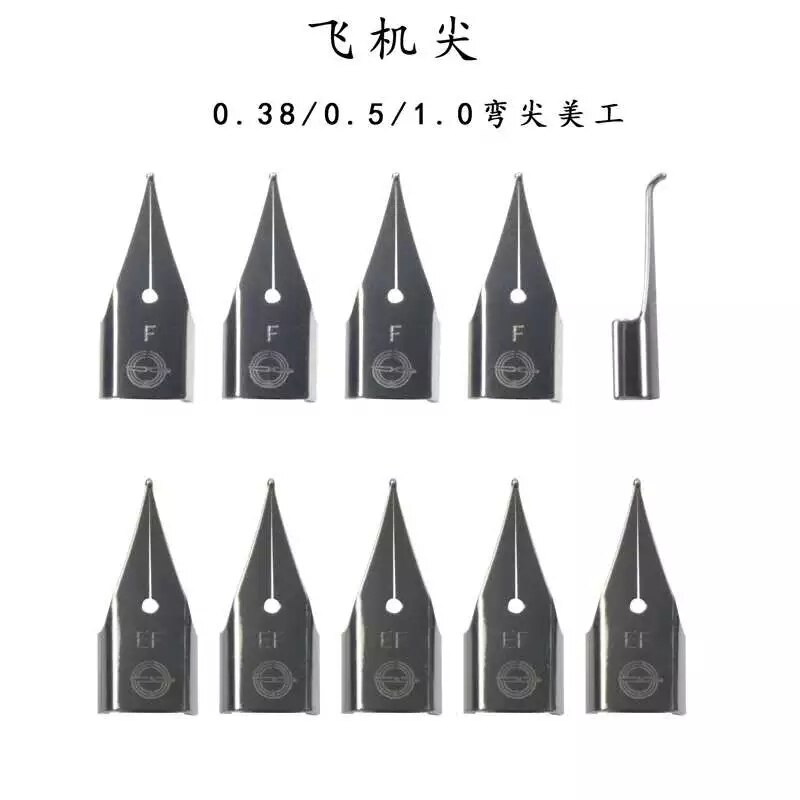 10 Stks/partij St Penpps 3008 Vulpen Penpunten Ef/F/Fude Size Voor St Penpps 3008/Hero 359 Inkt Pen Briefpapier Schrijven