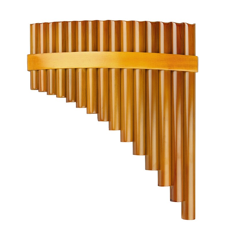 15 pipas de bambú Natural folklórico de China instrumento Musical Pan Flauta instrumento de viento Panpipes G clave Flauta hecha a mano Panflute