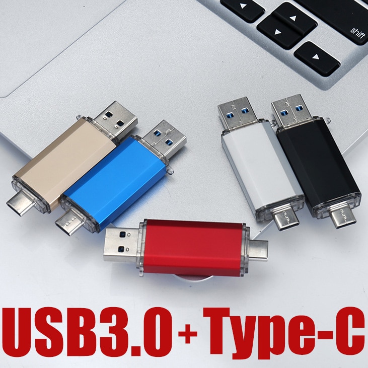 Clé USB type-c 256 go 128 go 64 go 32 go 16 go OTG USB C bâton Photo pour HTC 10, Huawei P20, Samsung Galaxy S9, Note 9, S8