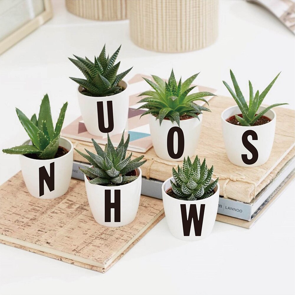 Vinyl Letters and Numbers Stickers Waterproof Sunproof Bottles Mailbox DIY Label Sticker All-purpose Kitchen Bathroom Home Label