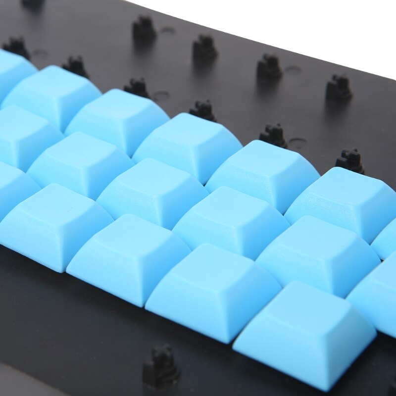 Pbt keycaps dsa 1u tomme trykte keycaps til mekanisk tastaturspil