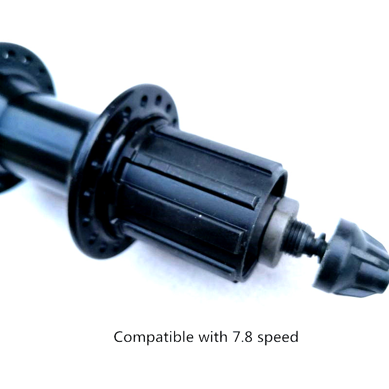 Buje de bicicleta de 36 agujeros duradero, buje de bicicleta de montaje de radios traseros, buje plegable de repuesto de bicicleta de 135mm
