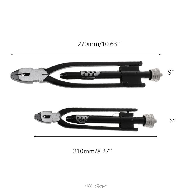 6 "9" Vliegtuigen Veiligheid Wire Twisting Tang Lock Twist Twister Met Een Lente Terugkeer Zware Kaken