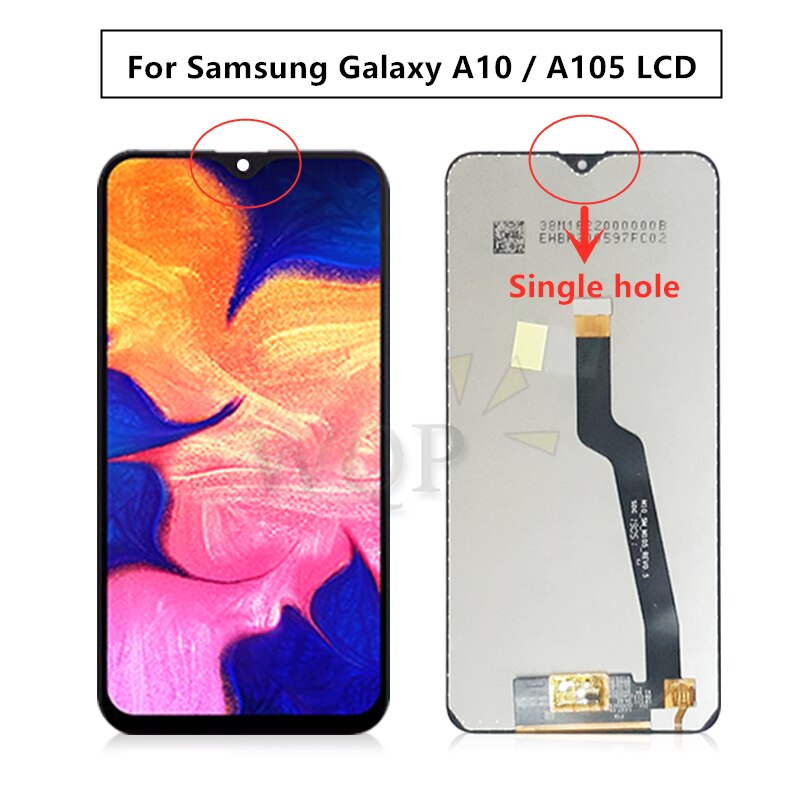Samsung Galaxy A10 LCD Display - 6.2" IPS Touchscreen Digitizer Assembly with Frame - SM-A105F