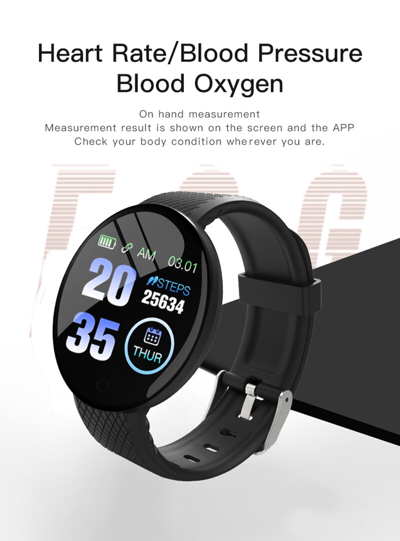 Smart Watch Men Woman Smartwatch Waterproof Blood Pressure Heart Rate Monitor Fitness Bracelet Smart Watches Android IOS