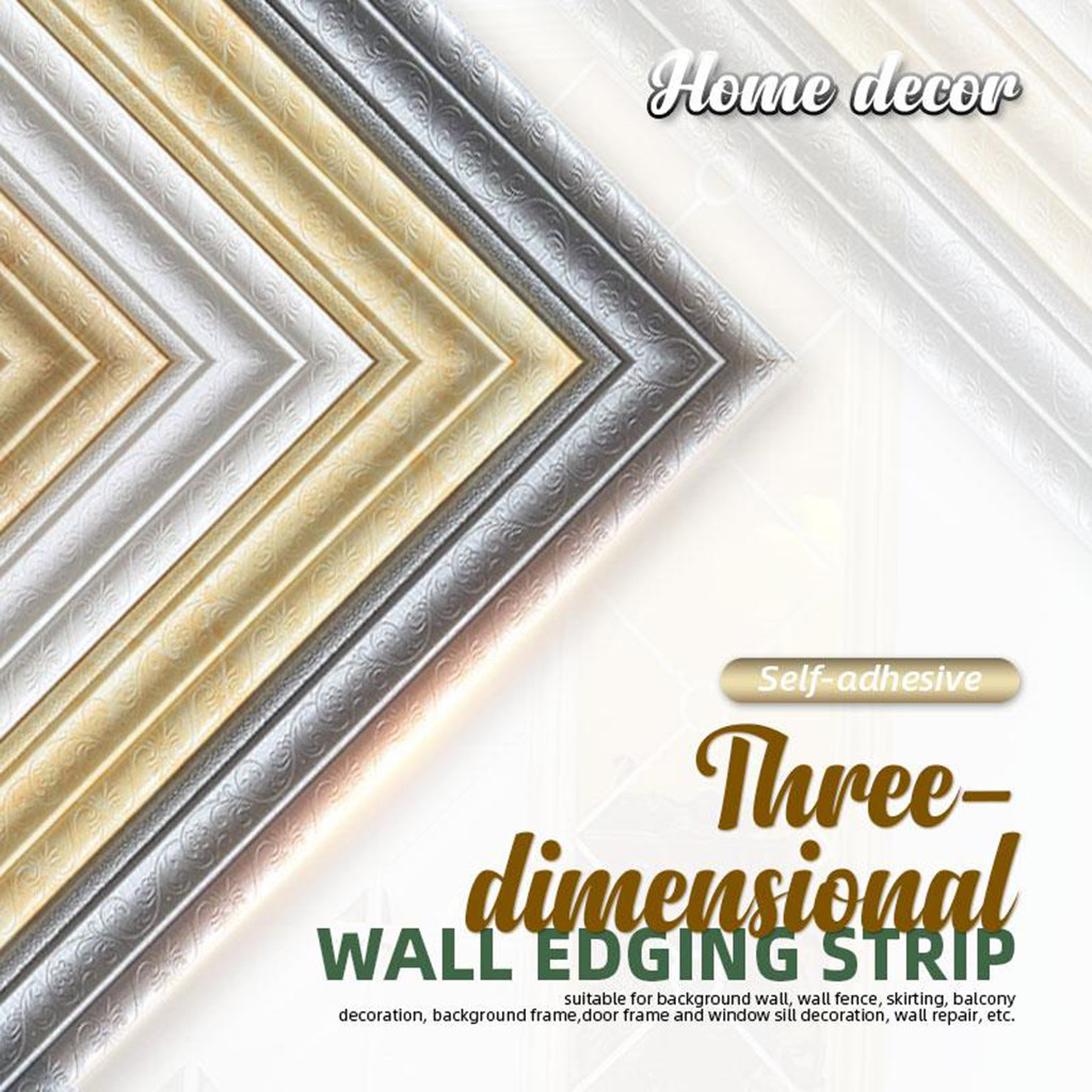 Selbst-Klebstoff Drei-dimensional Zauberstab Einfassung Streifen 3D Schaum Zauberstab Aufkleber Wasserdicht selbst-Klebstoff wohnkultur # W