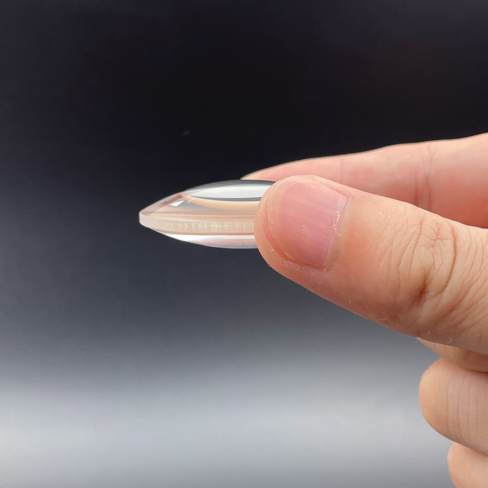 50mm Optical Glass Focal Length 50mm 200mm 300mm Double Convex Condensing Optics Biconvex K9 Glass Magnifying Lens Magnifier