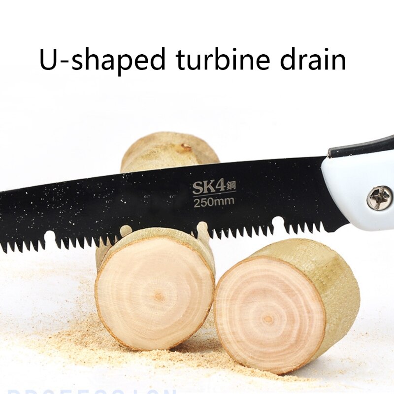 U-formet turbine sammenfoldelig beskæresav træbearbejdningsskærende værktøjer sammenklappelig sikker 35ed