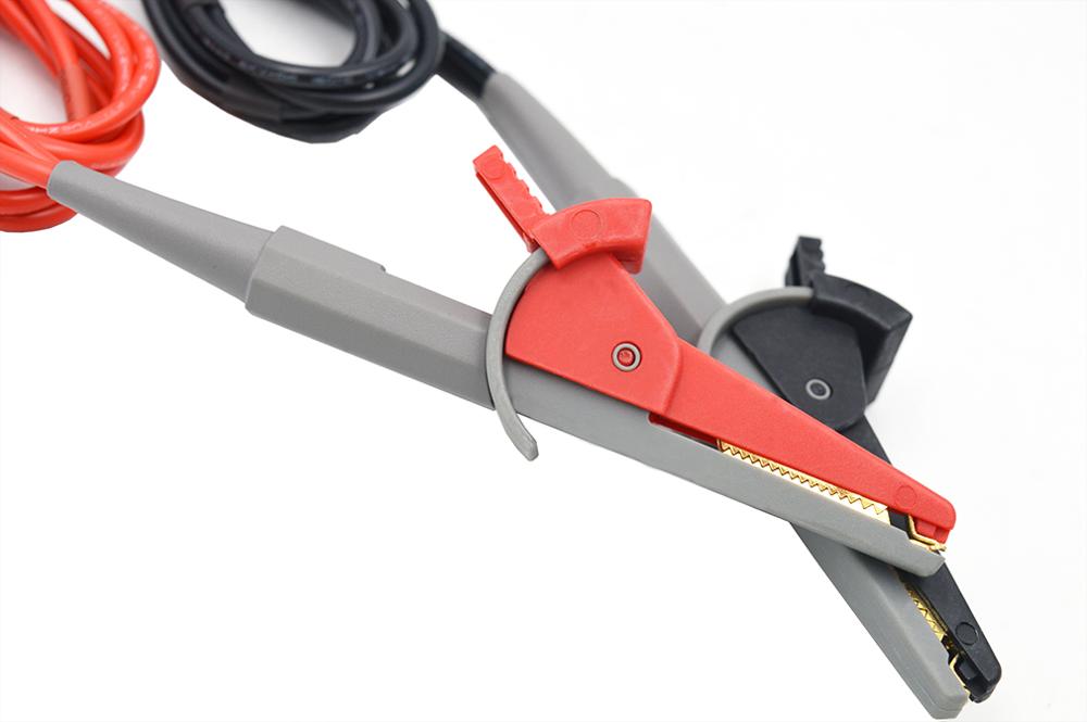 ZIBOO LC02 LCR Meter Test Leads Terminal Kelvin Clip Wires Test Leads Lead Terminal Kelvin Clip Alligator with 4mm Banana Plug.