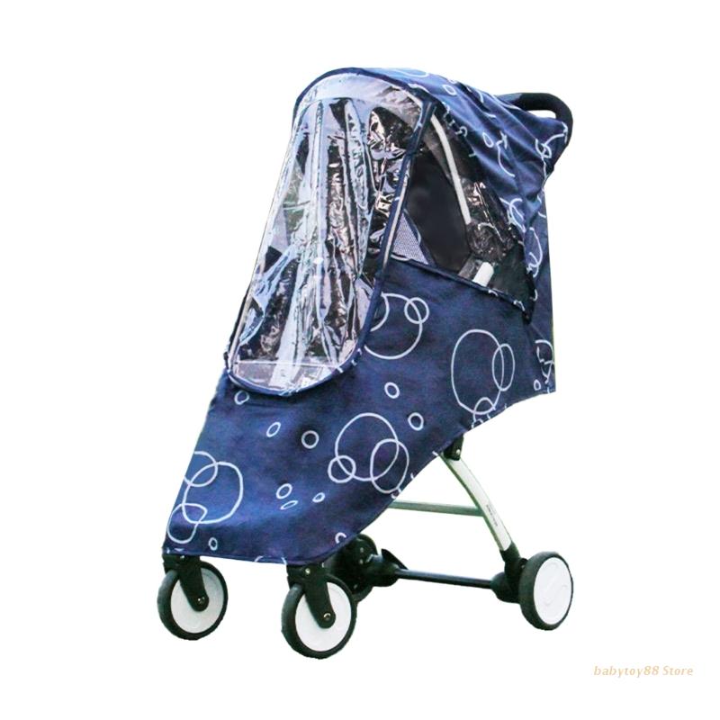 Y4UD Regenjas Kinderwagen Veilig Kind Wind En Regen Universele Maat Zichtbaarheid 1Pc