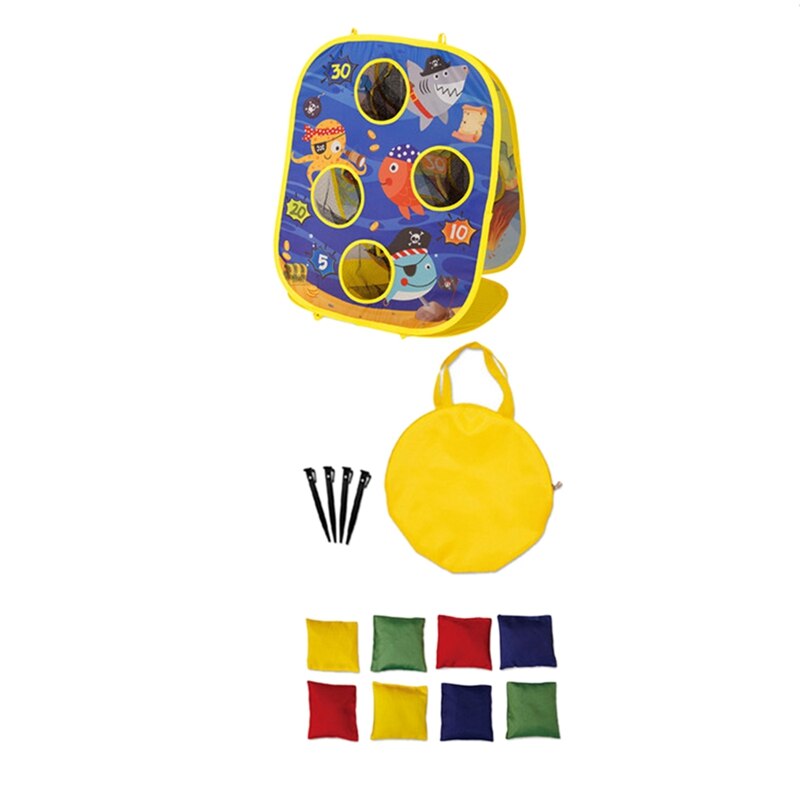 Bean Bag Toss Games Kit Voor Kinderen, dubbelzijdig Inklapbare Maïs Gat Boards Indoor Outdoor Gooien Games Feestartikelen