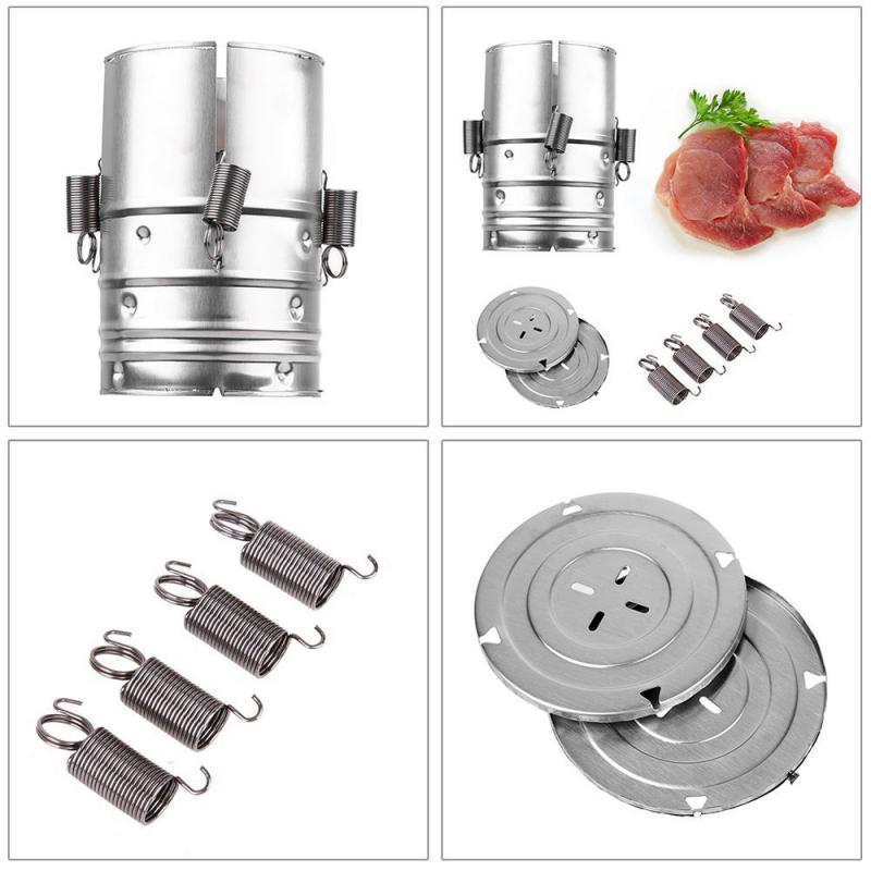 Máquina de prensado de 3 capas, herramienta de cocina de acero inoxidable para carne, jamón, mariscos y aves de corral