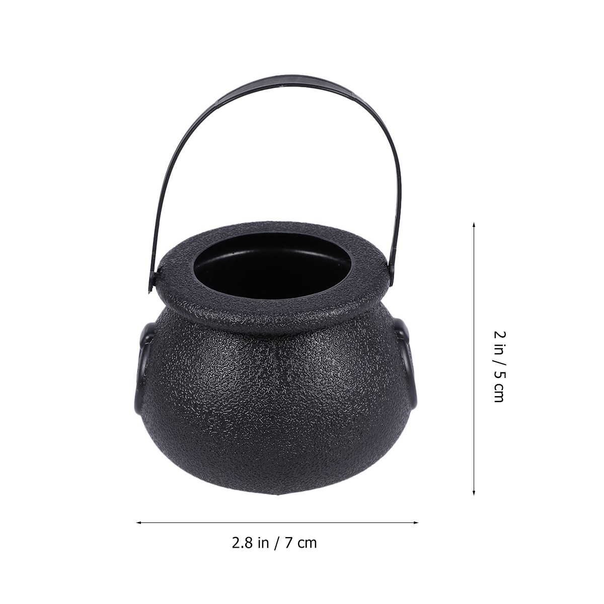 10pcs 5x7cm Halloween Candy Bucket Witch's Cauldron Trick or Treat Candy Pail Holder