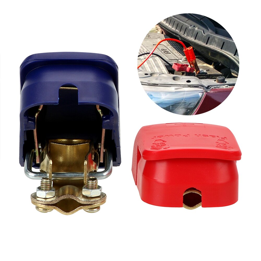 LEEPEE elektroda dodatnia i ujemna akcesoria samochodowe para zaciski złącza szybki uwolnienie podnieś akumulator samochodowy