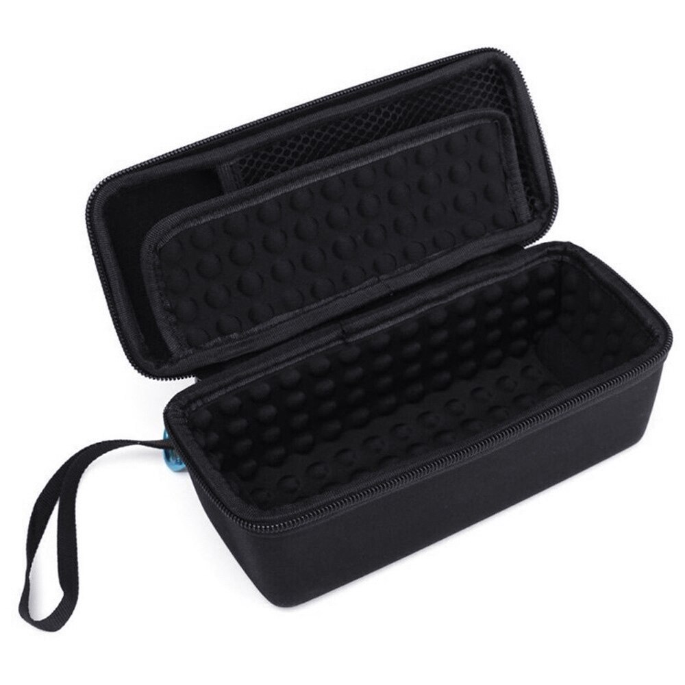 EVA Harde Draagbare Carrying Storage Bag Box Cover Case voor DOSS SoundBox Pro Draagbare Draadloze Bluetooth Speaker: Black