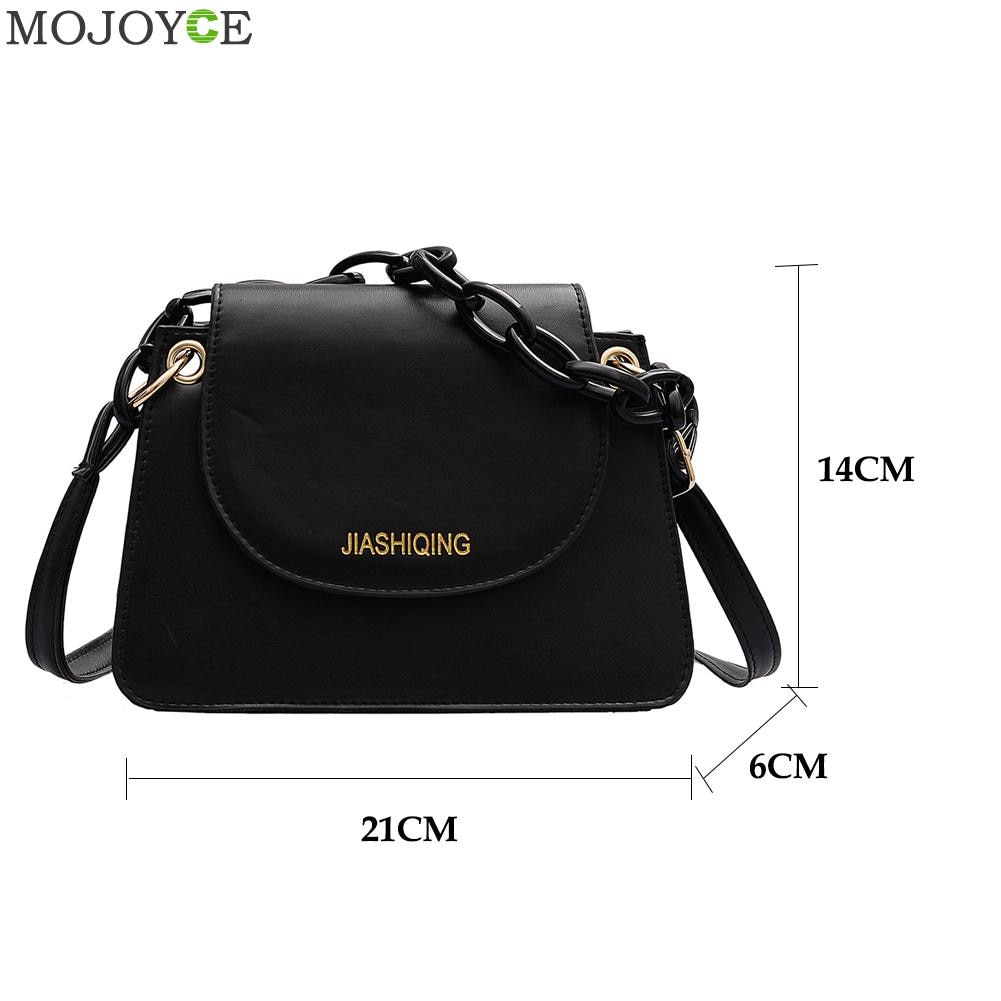 Women Vintage Casual Shoulder Messenger Bag Female PU Leather Solid Crossbody Handbags Shoulder Travel Purse