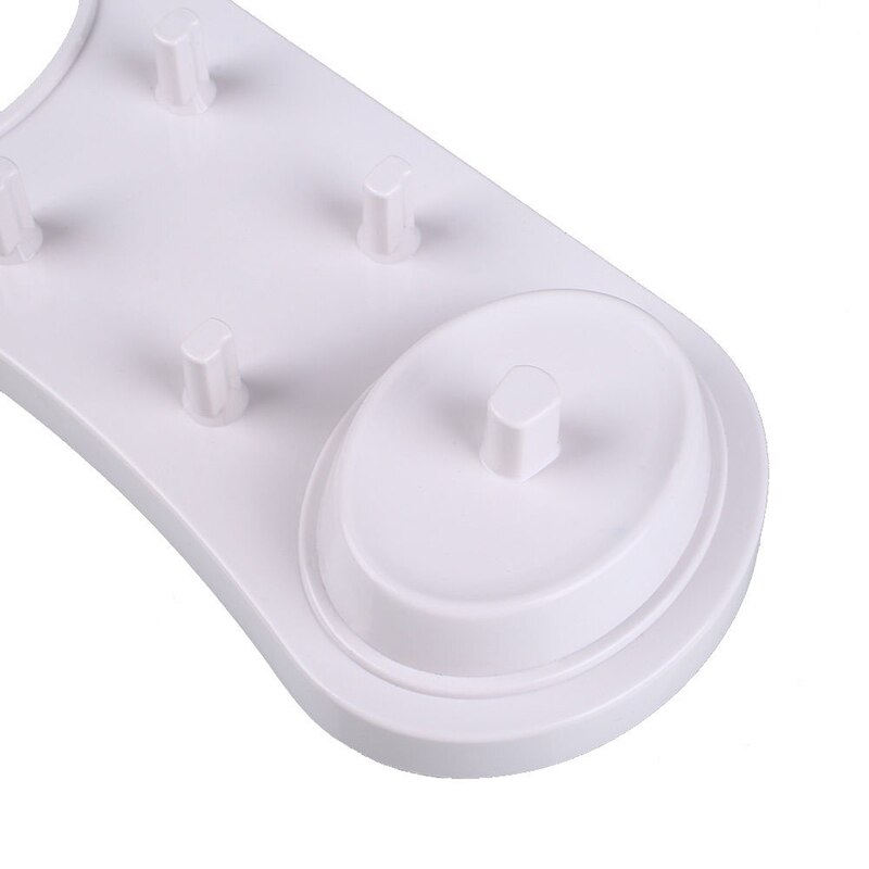 Soporte eléctrico para cepillos de dientes, Base blanca con orificio de cargador para Oral B 3709 3728 D18